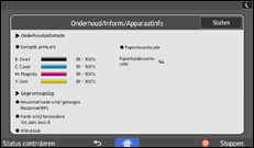 Afbeelding van bedieningspaneel