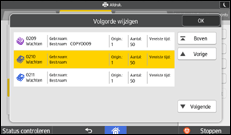 Afbeelding van bedieningspaneel