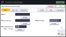 Afbeelding van bedieningspaneel