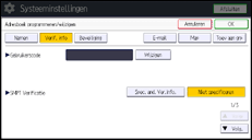Afbeelding van bedieningspaneel
