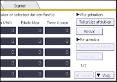 Afbeelding van bedieningspaneel