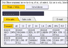 Afbeelding van bedieningspaneel