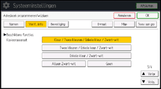 Afbeelding van bedieningspaneel