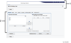 Genummerde schermillustratie paginamenu