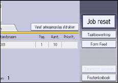Afbeelding van bedieningspaneel