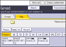 Afbeelding van bedieningspaneel
