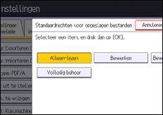 Afbeelding van bedieningspaneel