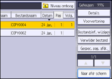 Afbeelding van bedieningspaneel