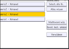 Afbeelding van bedieningspaneel