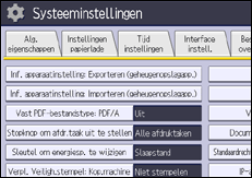 Afbeelding van bedieningspaneel