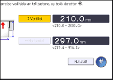 Illustrasjon av kontrollpanelet