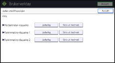 Illustrasjon av kontrollpanelet