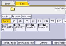 Ilustracja ekranu panela operacyjnego