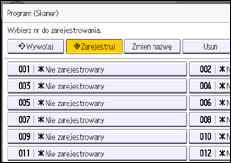 Ilustracja ekranu panela operacyjnego