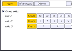 Ilustracja ekranu panela operacyjnego
