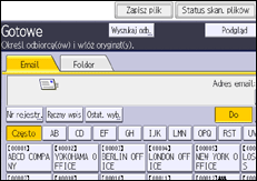 Ilustracja ekranu panela operacyjnego