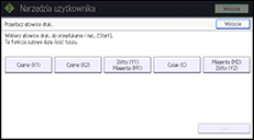 Ilustracja ekranu panela operacyjnego
