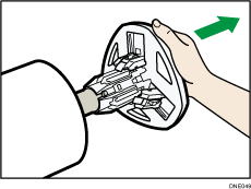Ilustração do suporte de papel