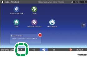 İşlem paneli ekran çizimi