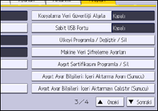İşlem paneli ekran çizimi
