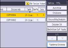 İşlem paneli ekran çizimi
