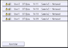İşlem paneli ekran çizimi