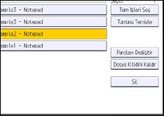 İşlem paneli ekran çizimi