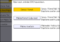 İşlem paneli ekran çizimi