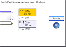 İşlem paneli ekran çizimi