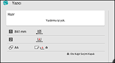 İşlem paneli ekran çizimi