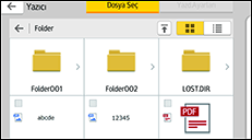 İşletim paneli ekran görseli