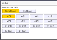 İşlem paneli ekran çizimi