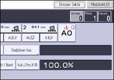 İşlem paneli ekran çizimi