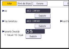 İşlem paneli ekran çizimi