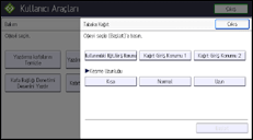 İşlem paneli ekran çizimi
