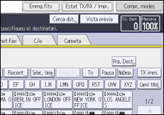 Il·lustració de pantalla del panell d'operacions