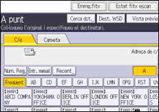 Il·lustració de pantalla del panell d'operacions
