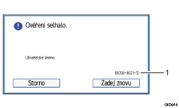 Číslovaná ilustrace ovládacího panelu zařízení