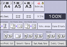 Ilustrace displeje ovládacího panelu