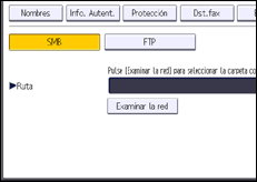 Ilustración de la pantalla panel de mandos