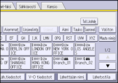 Käyttöpaneelin näyttö