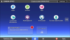 Käyttöpaneelin näyttö