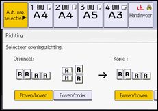 Afbeelding van bedieningspaneel