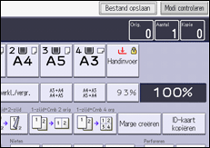 Afbeelding van bedieningspaneel