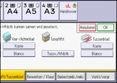 Afbeelding van bedieningspaneel