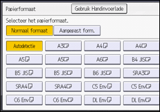 Afbeelding van bedieningspaneel