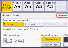 Afbeelding van bedieningspaneel