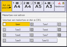 Afbeelding van bedieningspaneel