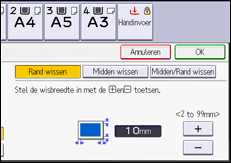 Afbeelding van bedieningspaneel