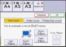 Afbeelding van bedieningspaneel
